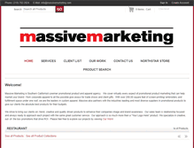 Tablet Screenshot of massivemarketing.com